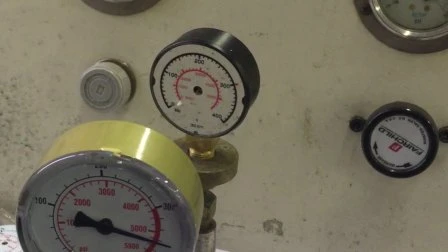 Regulador de gás argônio/CO2 tipo americano com medidor de vazão