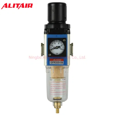 Regulador de filtro de compressor de ar pneumático Airtac série Gfr de drenagem manual de baixa pressão